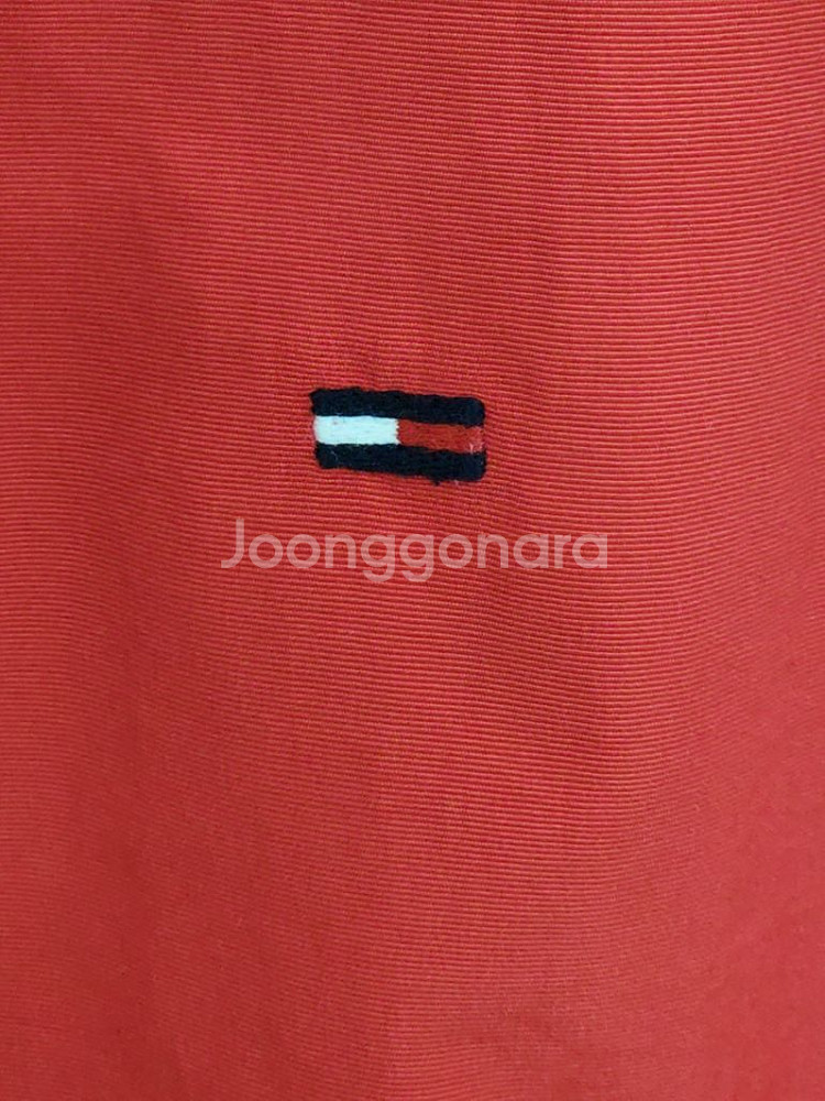 (L) 타미힐피거 블루종 점퍼 빨강 토미 자켓--3