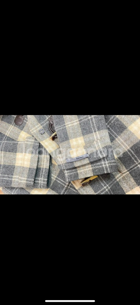 오조크 떡볶이단추 코트 하프 울코트--6
