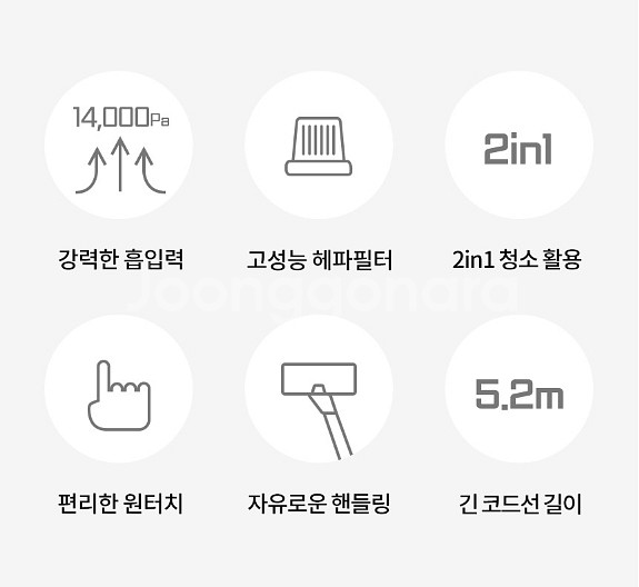 새상품 2 in 1 핸디 청소기 JSK-N3021 무료--1