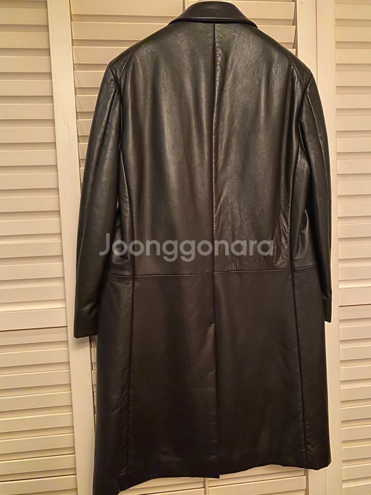 명품 아르마니 꼴레지오니 램스킨 하프코트--2