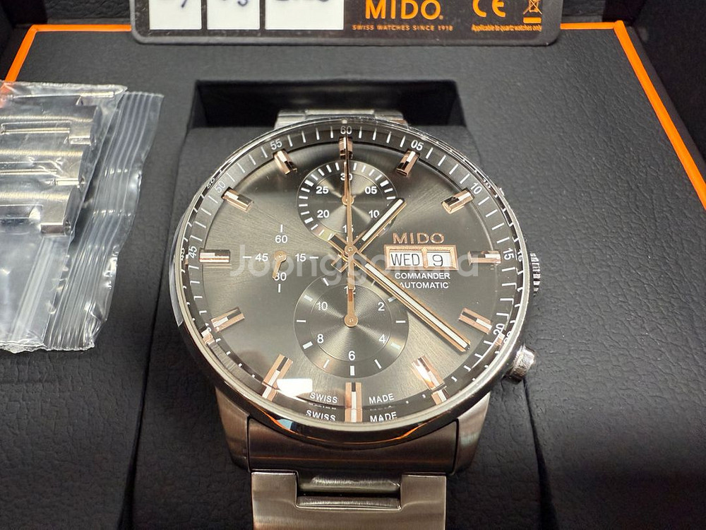 미도 커맨더 크로노그래프 오토매틱--4