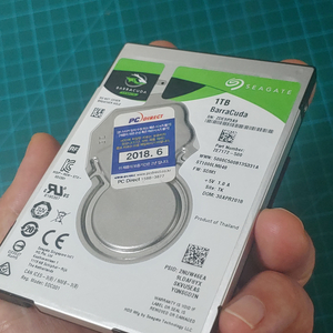 시게이트 바라쿠다 A급 노트북용 1TB HDD