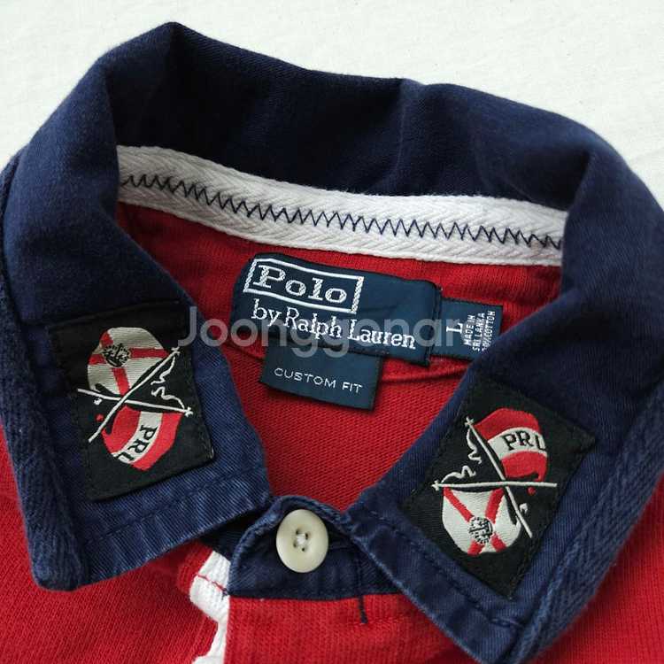 폴로럭비티 레드 랄프로렌 마린 L-XL--3