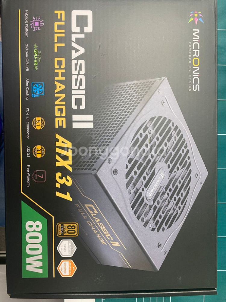 마이크로닉스 클래식2 800와트 파워--1