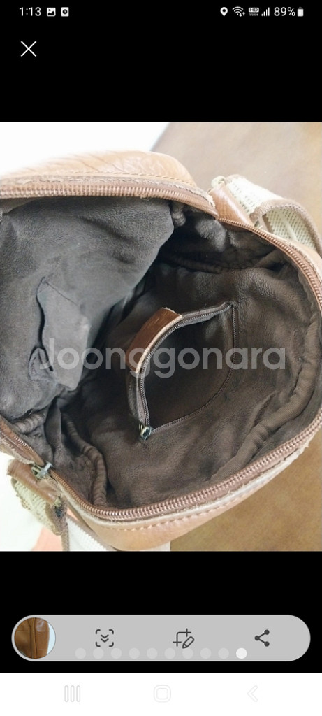 남녀공용 가죽 미니 크로스가방--9