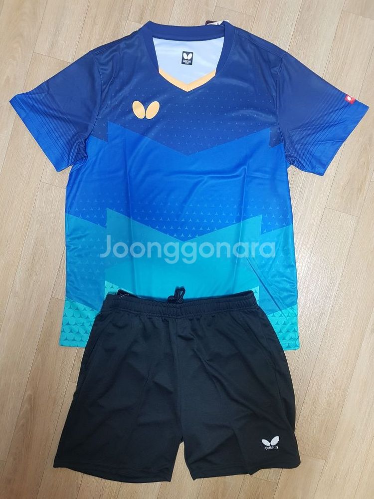 버터플라이 운동복 탁구복 상하의 한벌 판매--4