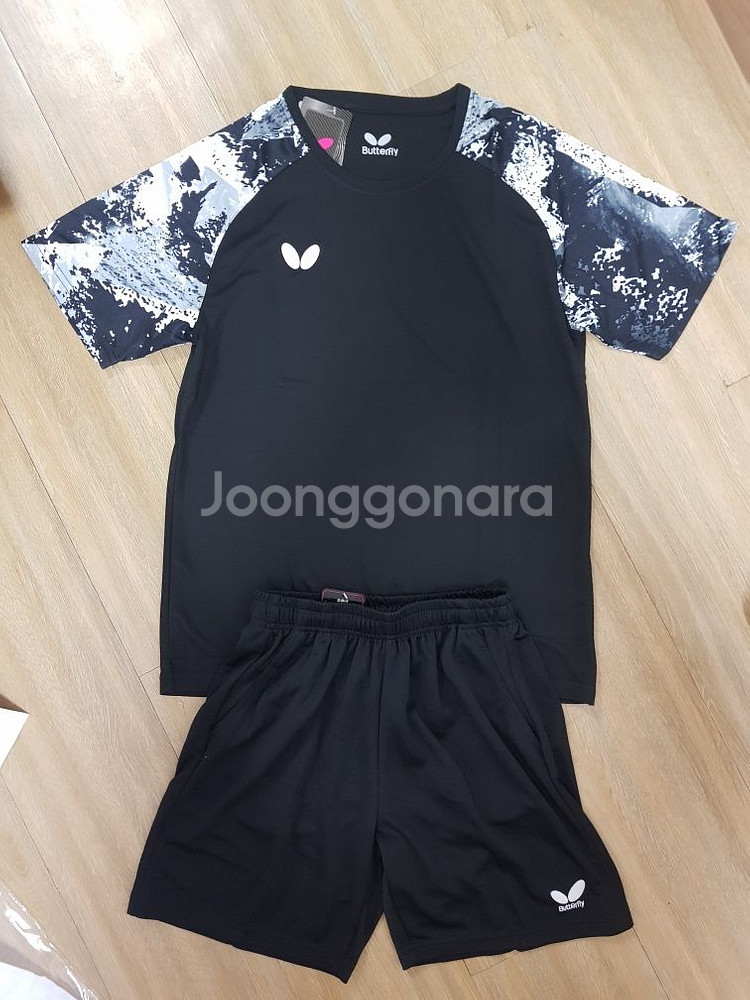 버터플라이 운동복 탁구복 상하의 한벌 판매--6