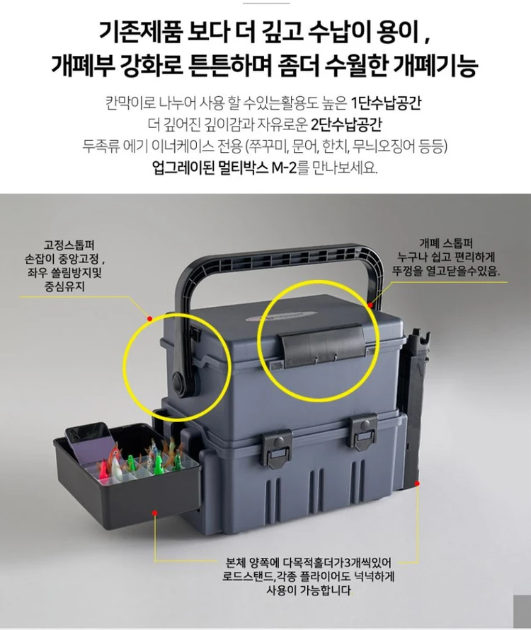NEW MJ 멀티박스 태클박스 M-2 낚시 새상품 이미지