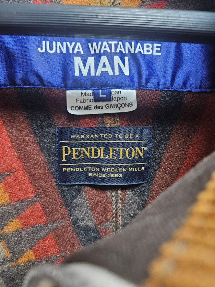 22fw 준야와타나베 by 꼼데가르송 자미로콰이 펜들턴 이미지