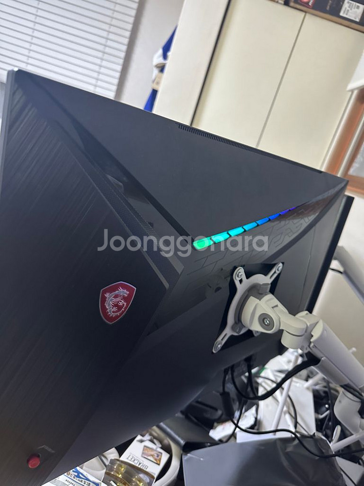 Msi 4k 144hz 모니터 + 모니터암--1