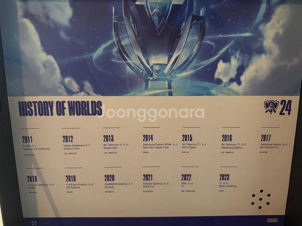 2024롤드컵 컬렉터즈 에디션--2
