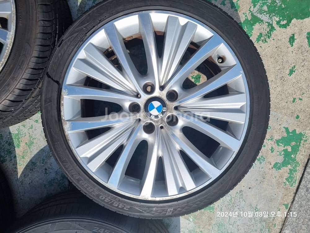 부산 F바디 520d 528i 19인치 휠타이어 셋트--3