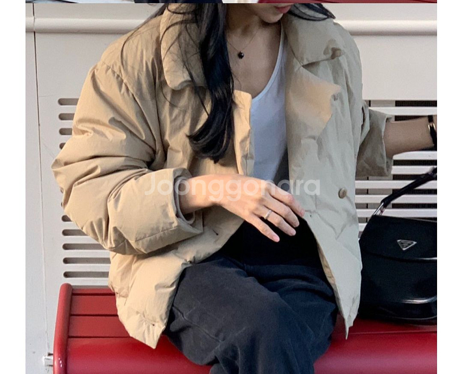 베르가못 덕다운 점퍼(새상품)--1