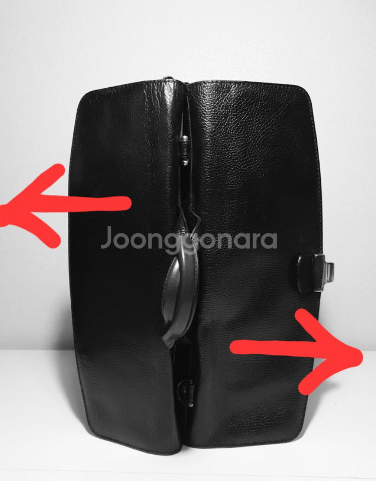 닥스 물소가죽 서류가방--4