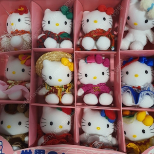 고전키티 세계전통의상키티 키티마스코트키링