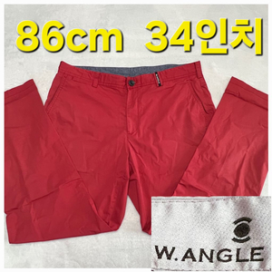 와이드앵글 봄 여름 가을 골프 바지 34인치 86cm