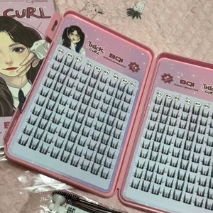 알리 속눈썹 책 가닥 속눈썹
