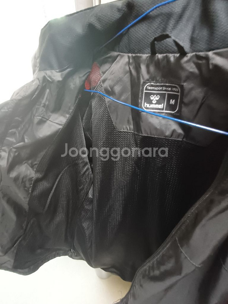 Hummel 아웃도어자켓 레드블랙--2