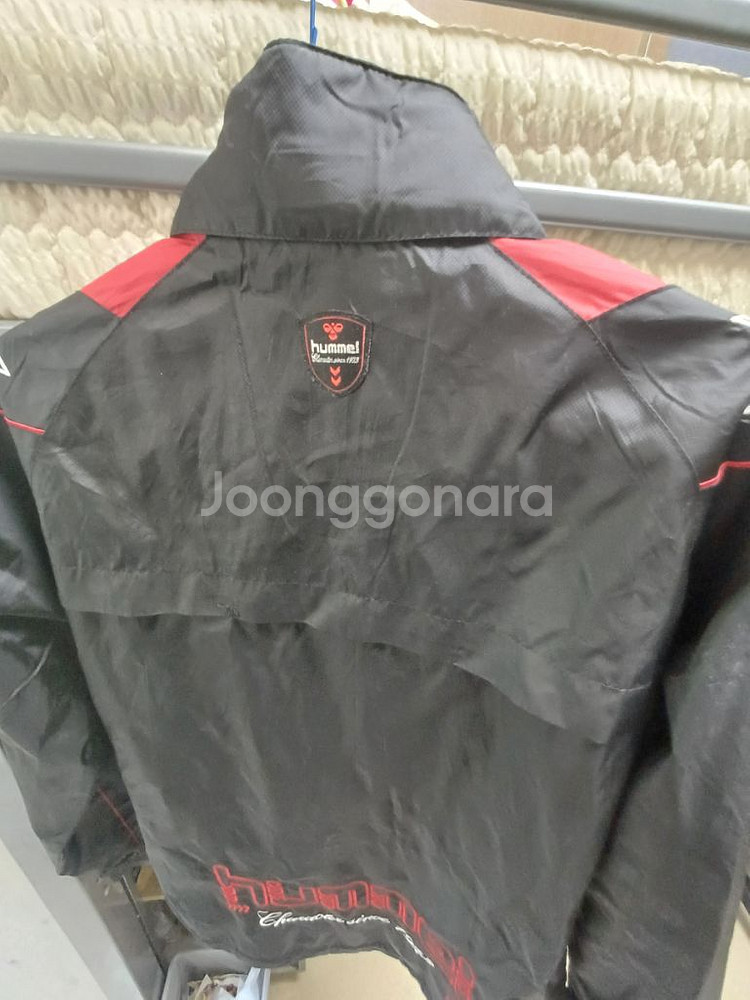 Hummel 아웃도어자켓 레드블랙--3