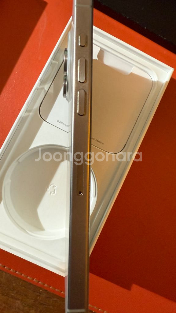 iPhone 15proMax 512 네츄럴티타늄--2