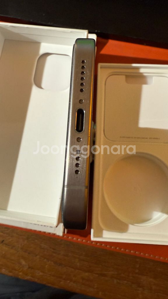 iPhone 15proMax 512 네츄럴티타늄--3