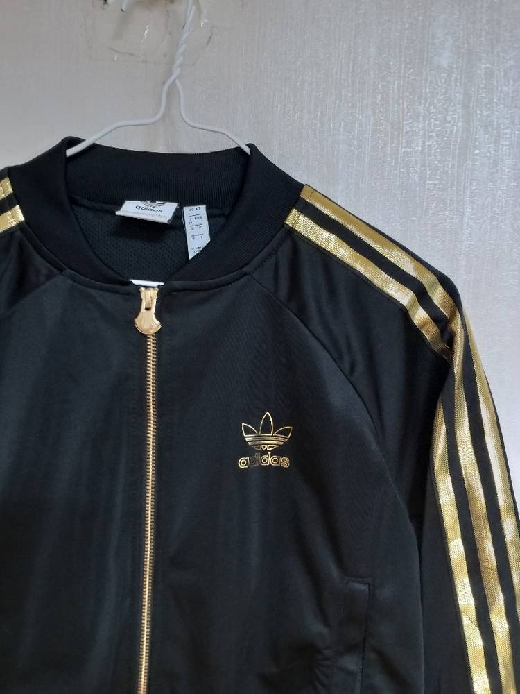 여성 아디다스 크롬핏 황금 삼선.불꽃 져지자켓 (90-95) 이미지