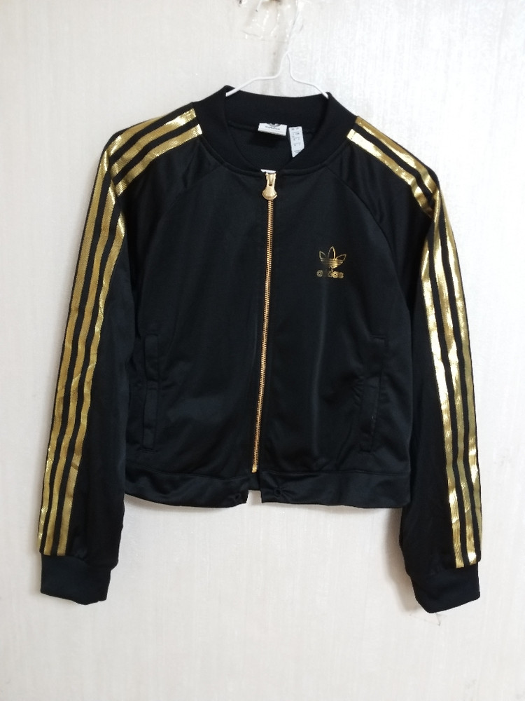 여성 아디다스 크롬핏 황금 삼선.불꽃 져지자켓 (90-95) 이미지