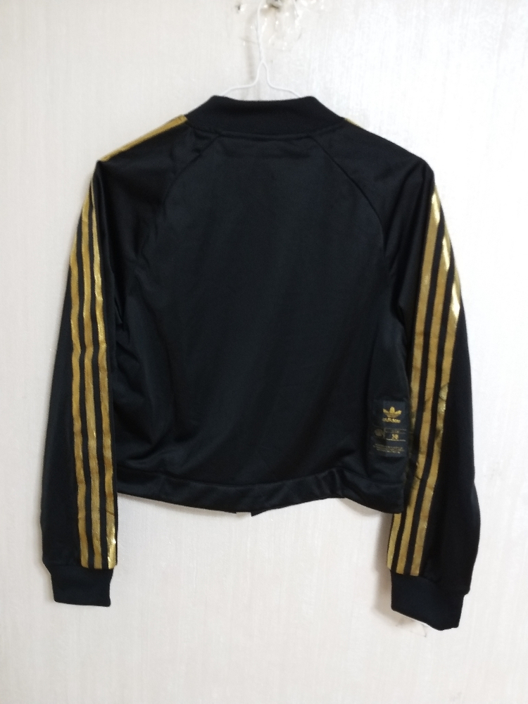 여성 아디다스 크롬핏 황금 삼선.불꽃 져지자켓 (90-95) 이미지