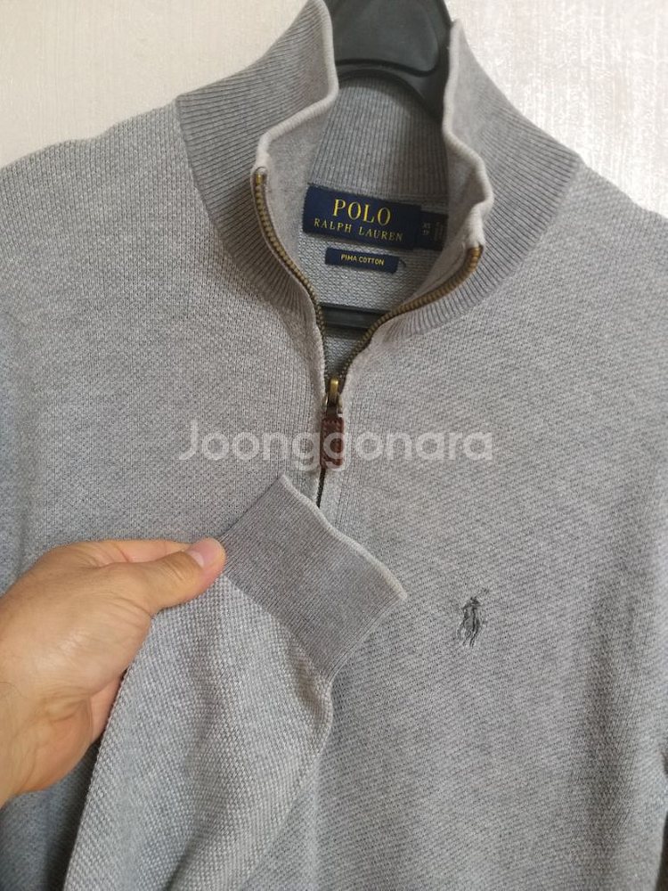 남성 폴로랄프로렌 봄.가을 반집업니트 (95)--2