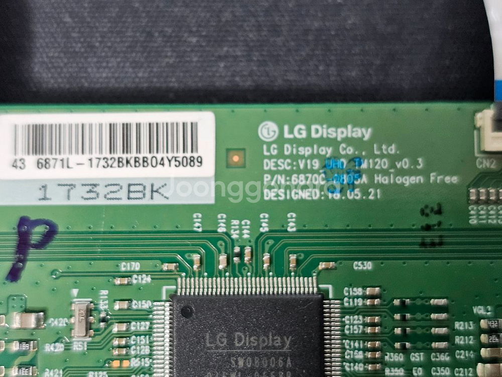 LG 패널 티콘보드 6870C-0850A--1
