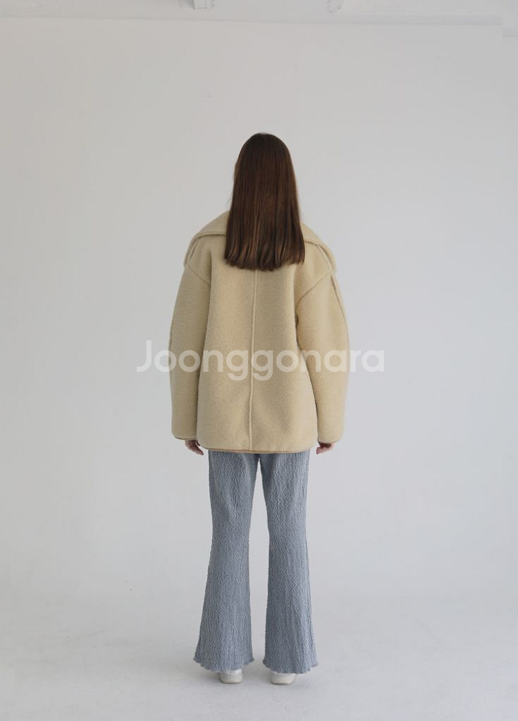 급매 (카라털 탈부착가능) 소프트서울 테디 재킷--5