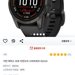 가민 에픽스 프로 42mm