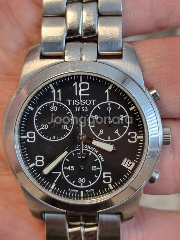 티쏘 (TISSOT) PR50 J378/478 크로노--1