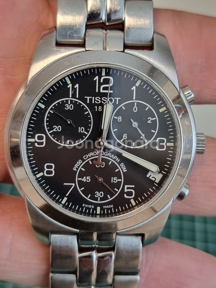 티쏘 (TISSOT) PR50 J378/478 크로노--6