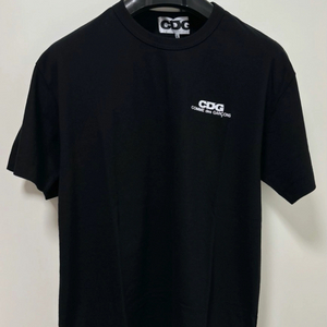 [XL/새상품] CDG 스몰 로고 반팔 티셔츠 블랙