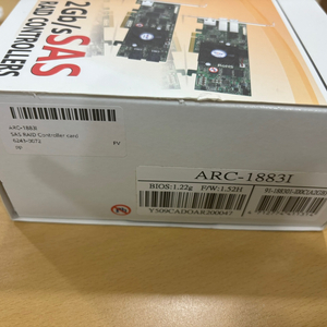 ARECA ARC-1883i SAS 12Gb/s 8포트