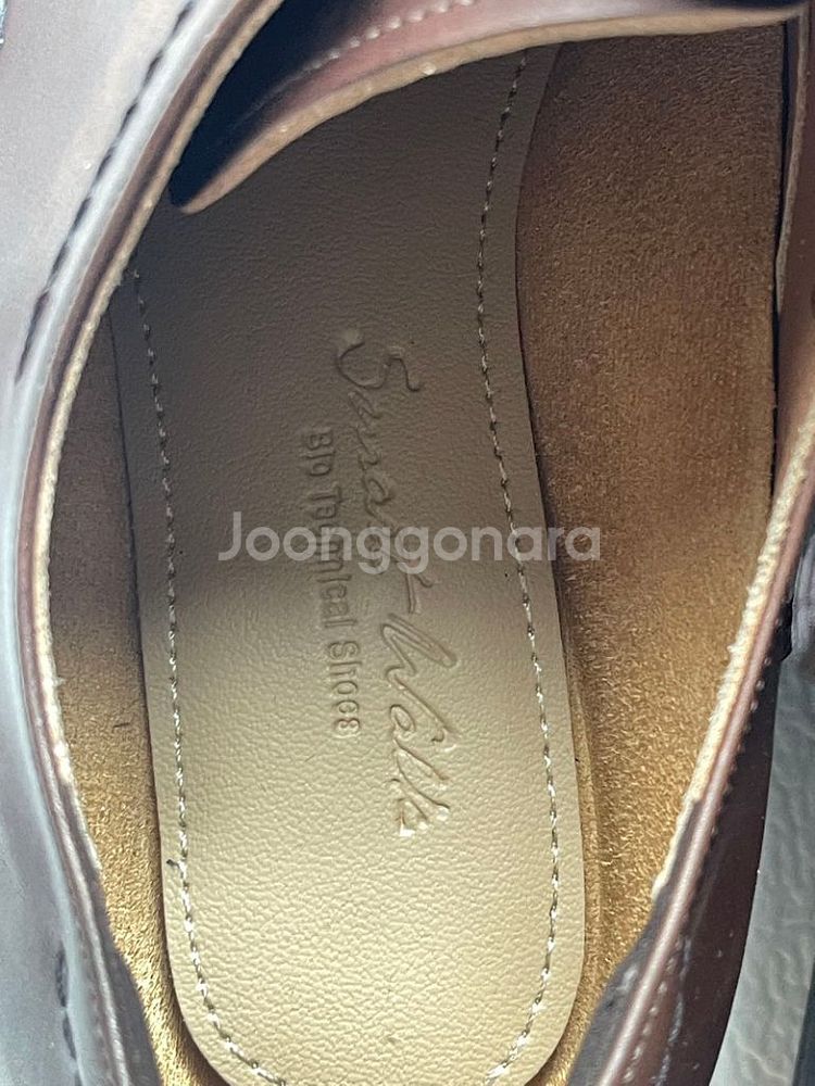 골반 자세교정 통증완화 수제 기능성구두 265mm--4