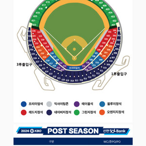 준플옵 kt vs lg 5차 3루 블루석 2연석 정가