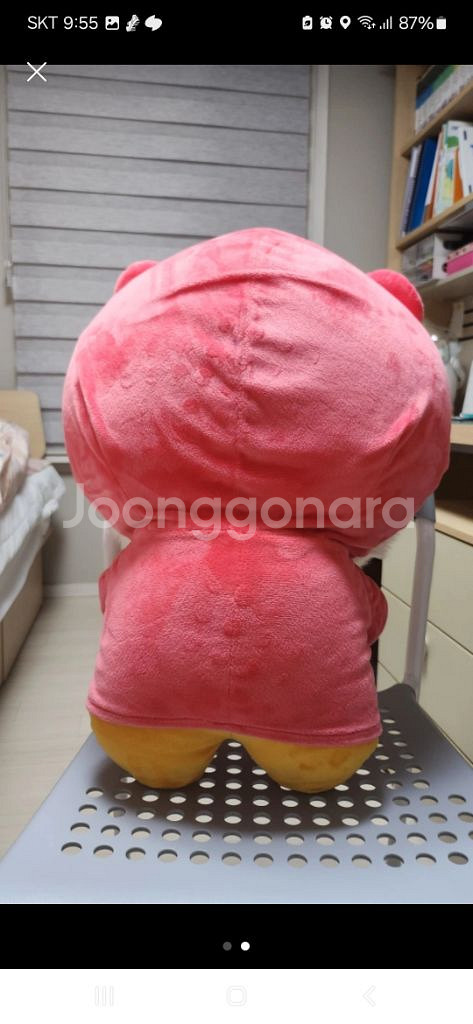 (아디다스 후드집업 입은) 라이언 인형 - 대형선물 받--1
