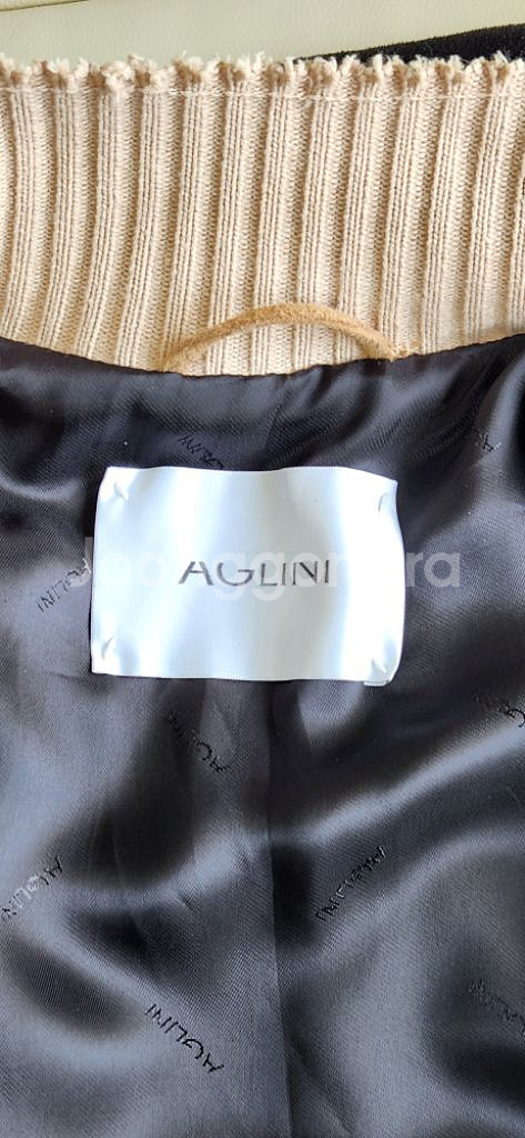 AGLINI 스웨이드 블루종 자켓 입니다.--8