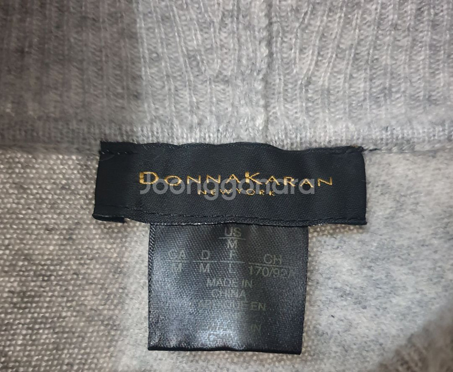 Donna Karan 도나카란 언발 캐시미어 롱 스웨터--7