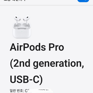 에어팟프로2세대 C타입 본체