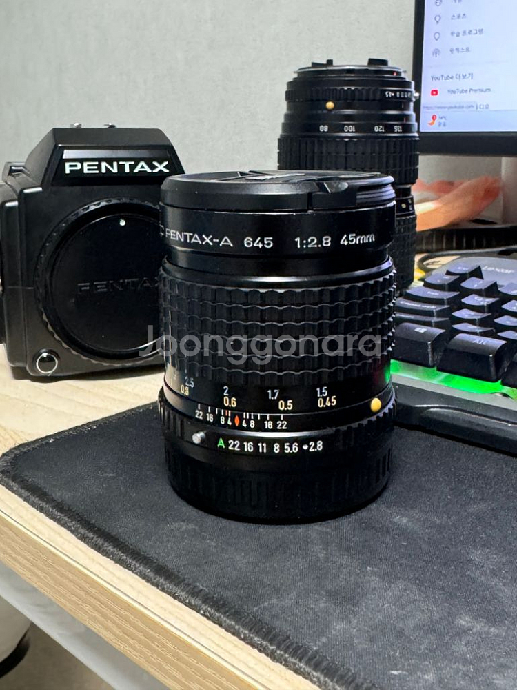 펜탁스645, 45mm 2.8, 80-160mm 4.5--3