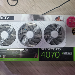 갤럭시 rtx 4070ti super 화이트 팝니다