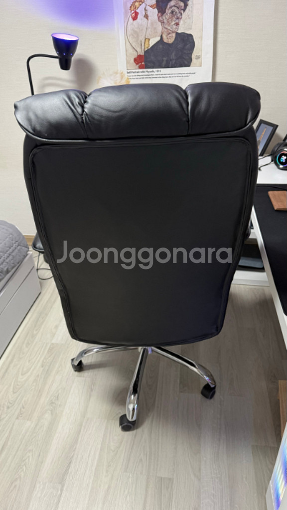 그랜드 타이탄 로얄체어 가죽 사장님의자 pc방의자 팔아--5