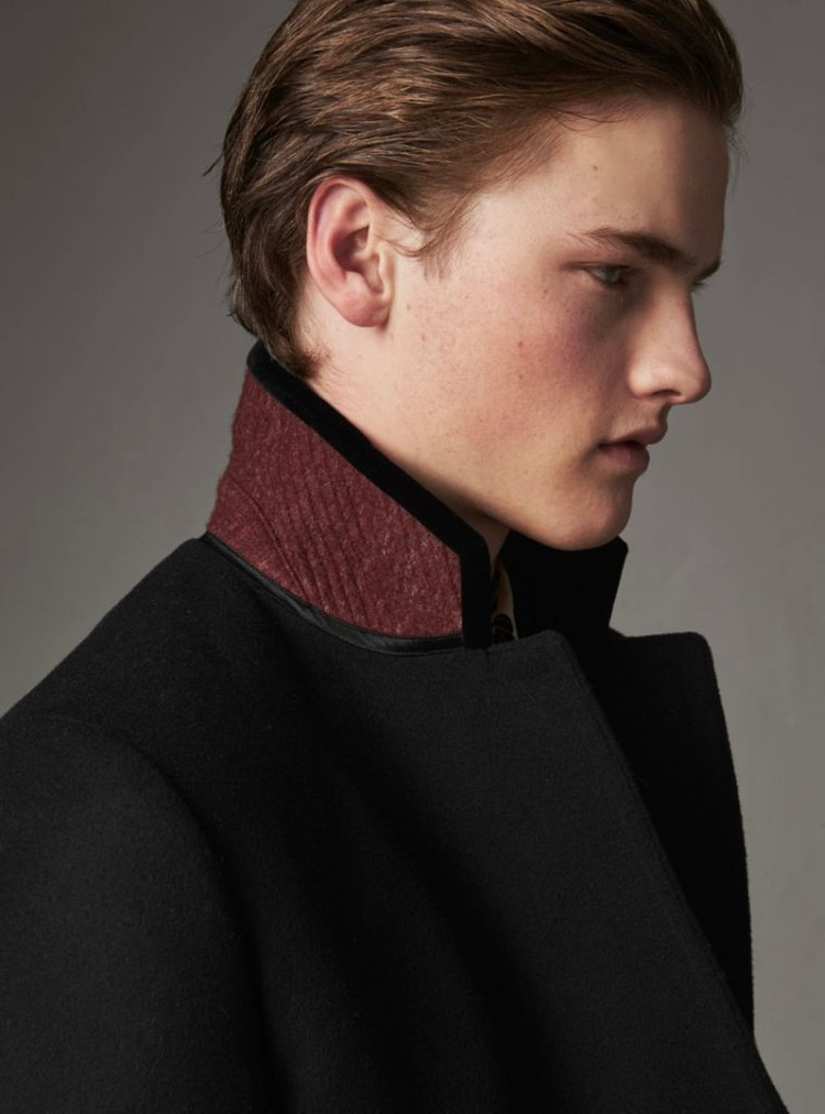 버버리 코트 울 캐시미어 블랙 50 97 100 105--3