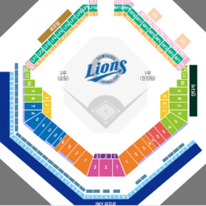 삼성라이온즈 플레이오프1차전 3루 익사이팅석 2연석