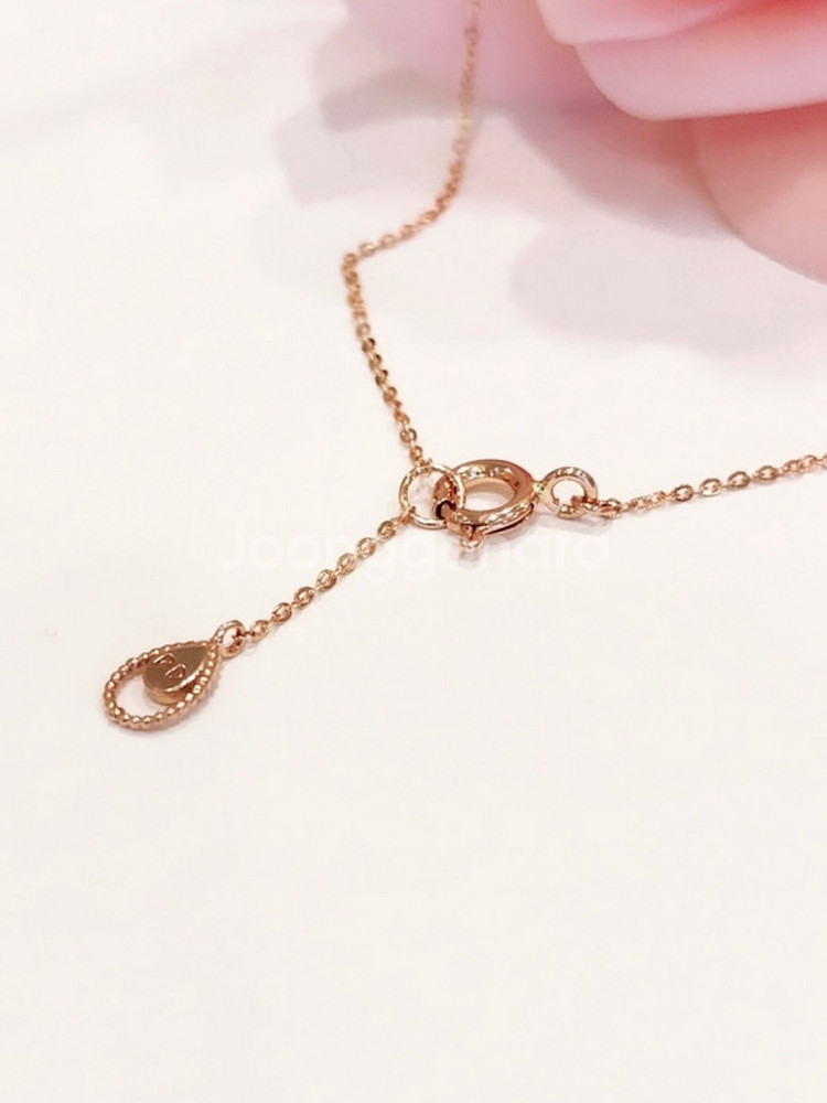 로제도르 블루다이아 아코야진주 7mm 목걸이 14k--3