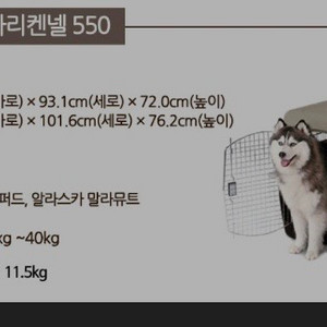 대형견 바리켄넬 550