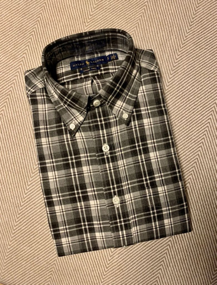 폴로랄프로렌 셔츠 플란넬 레귤러핏 럭셔리트윌 S 95 100--3